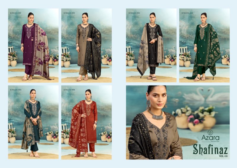 Shafinaz Vol 3 By Radhika Azara Jam Cotton Dress Material 